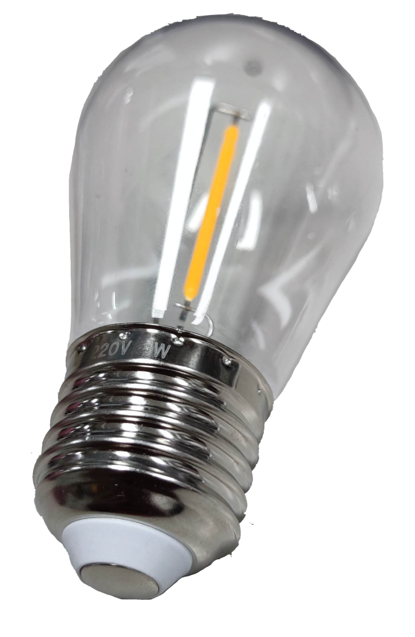 Denko 1W LED Filament Bulb E27 220V clear glass with visible filament for energy-efficient lighting