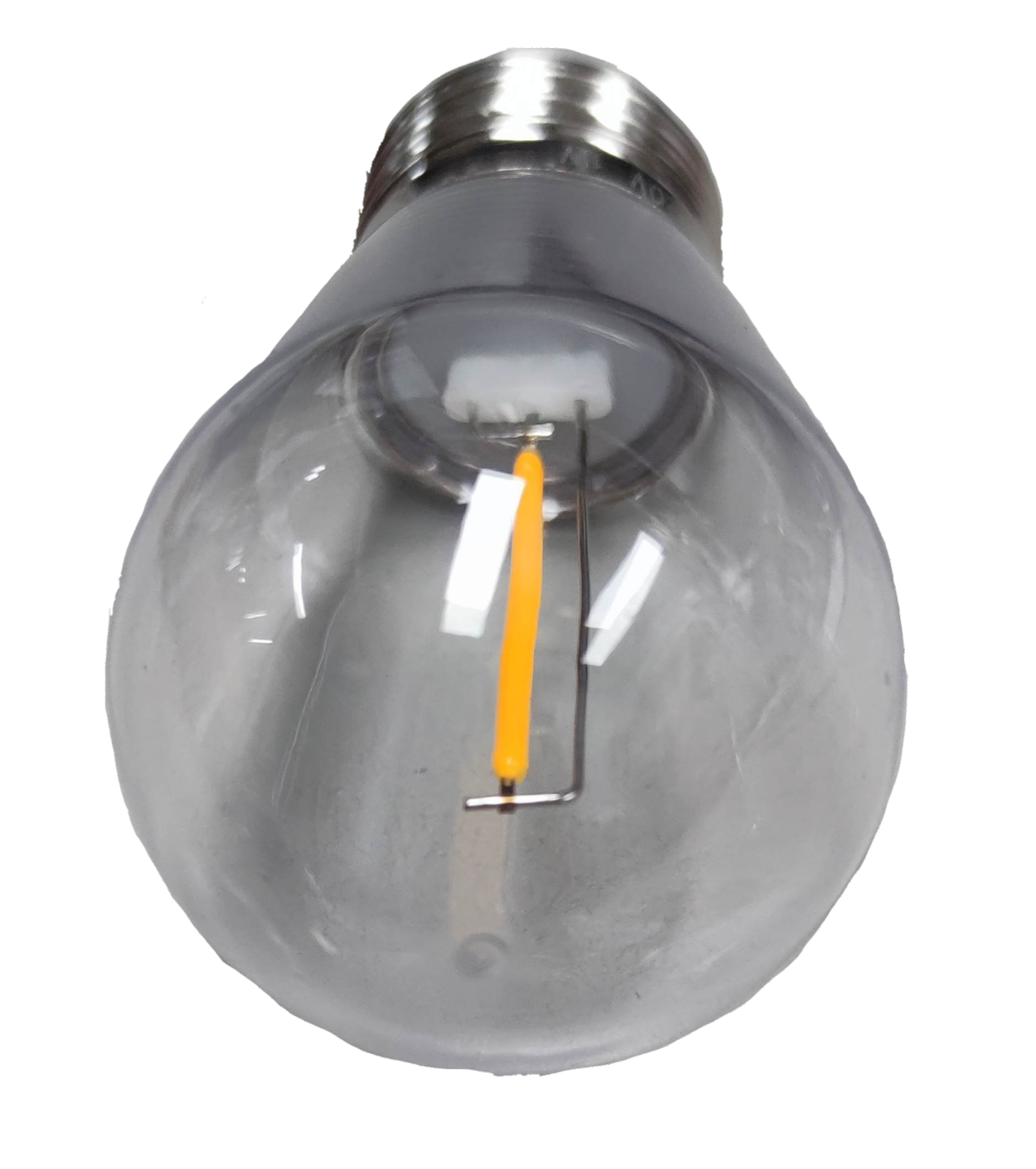 Denko 1W LED Filament Bulb E27 220V with clear glass and visible filament design