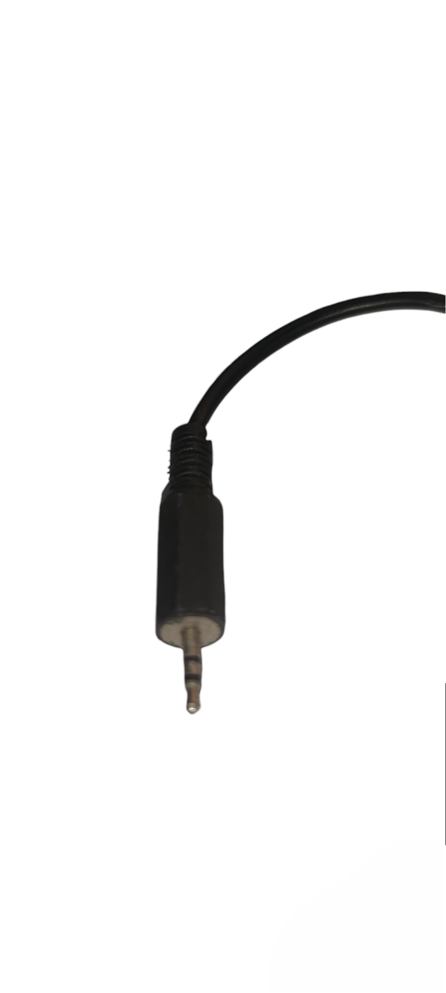 2.5mm to 3.5mm audio adapter cable for microphone accessories from China with black connector