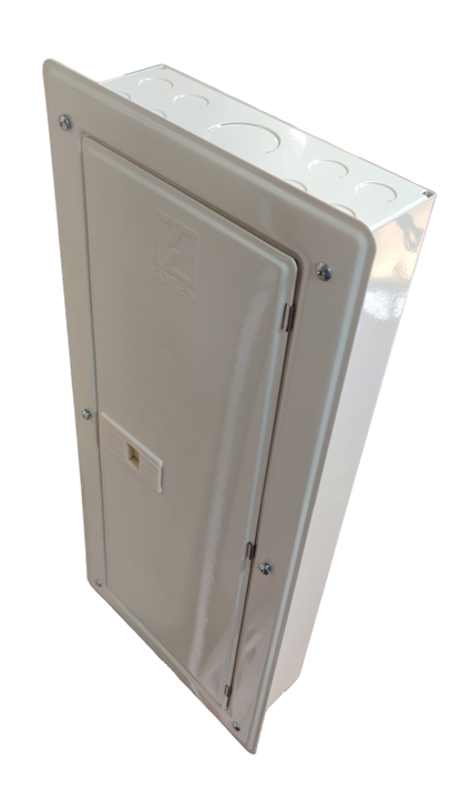 Koten 20 branch 2 pole panel board in beige with metal door for electrical circuitry