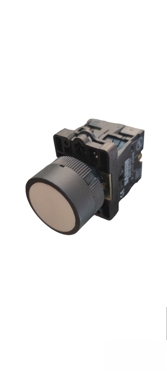 Sassin 22mm Push Button Switch 1NO 1NC for door chimes and bells with black housing