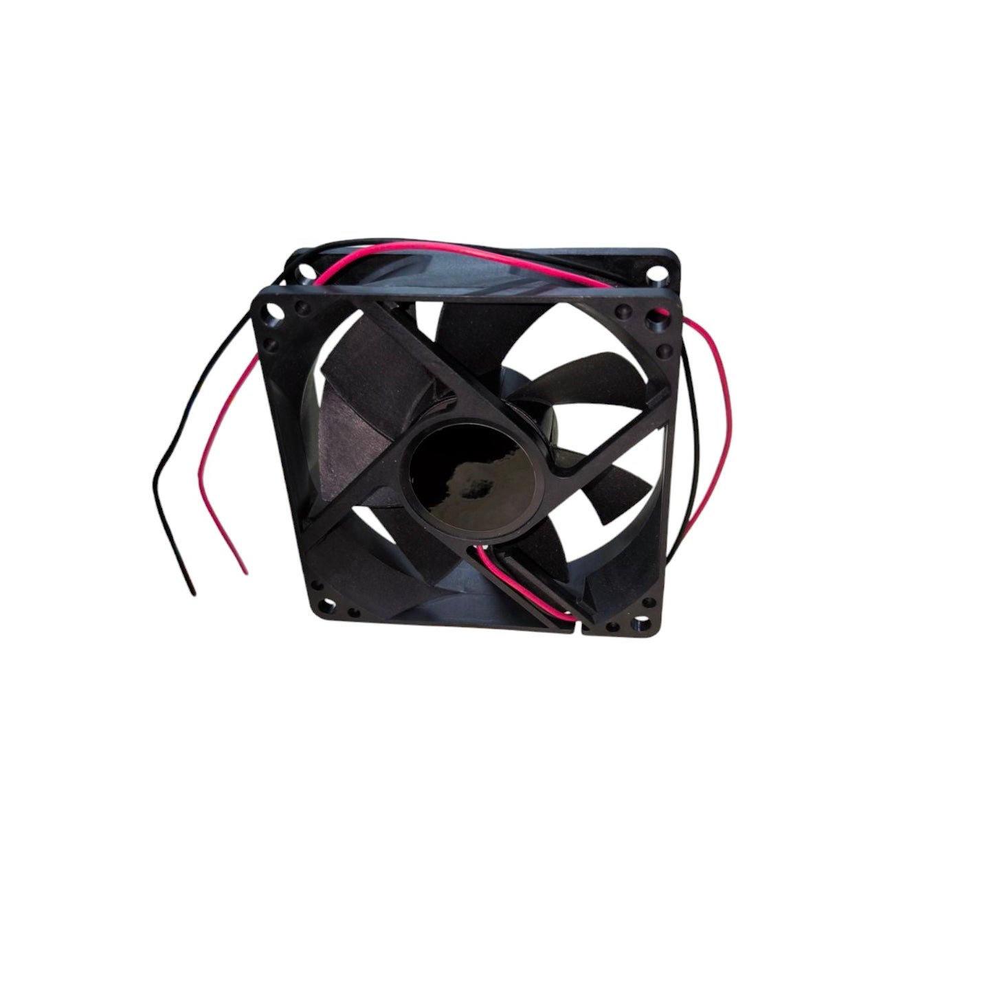24V DC box fan black exhaust fan with red and black wires from China