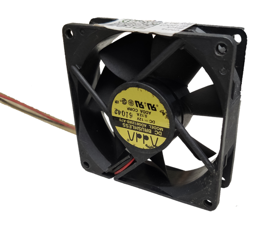 Electx Electrical Supply 3 inch exhaust fan 12V with black blades and wired connection