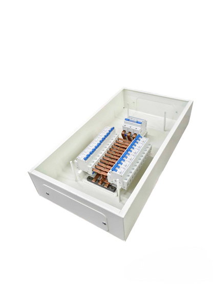 Chint 3 phase panel board with circuit breakers for electrical distribution and protection