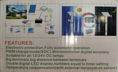 ZwitseRise 30A Solar Controller with electronic protection and PWM charge mode features