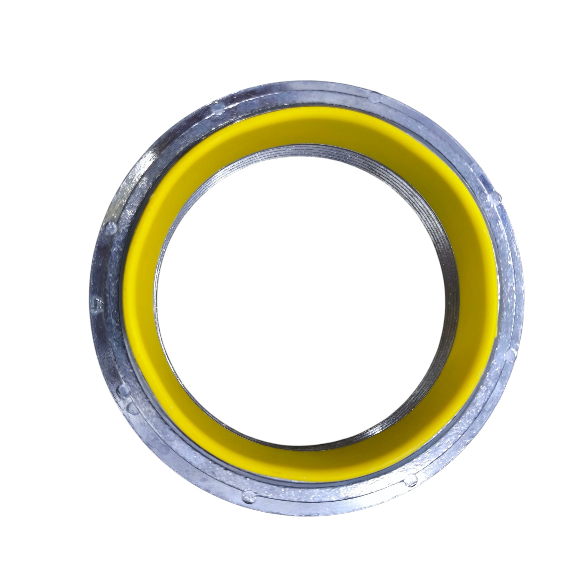 4 Inch Water Tight Hub 110mm metal conduit hub with yellow gasket and internal threads for pipe fittings