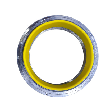 4 Inch Water Tight Hub 110mm metal conduit hub with yellow gasket and internal threads for pipe fittings