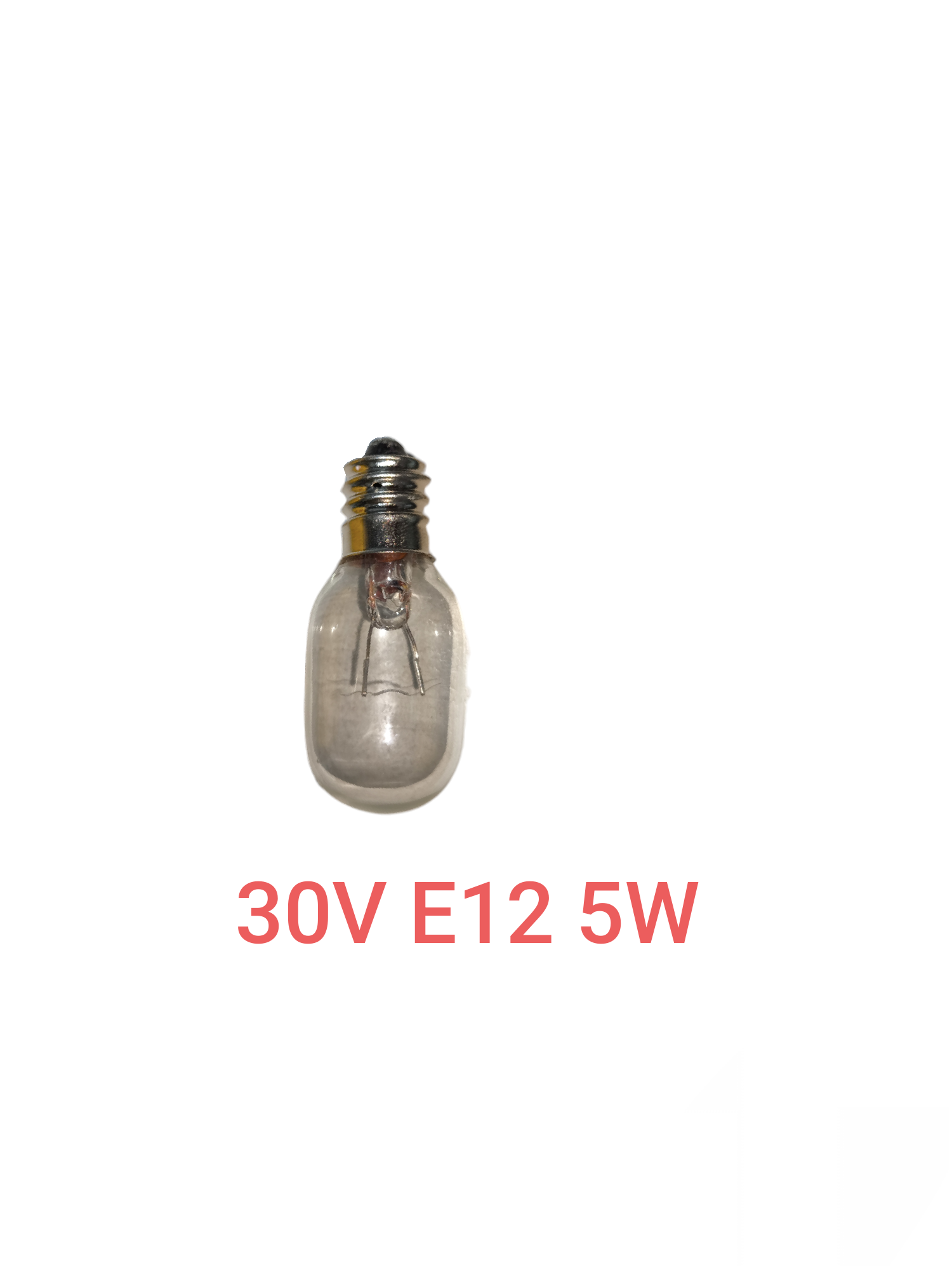 5W E12 machine bulb incandescent light bulb with clear glass and metal screw base from China
