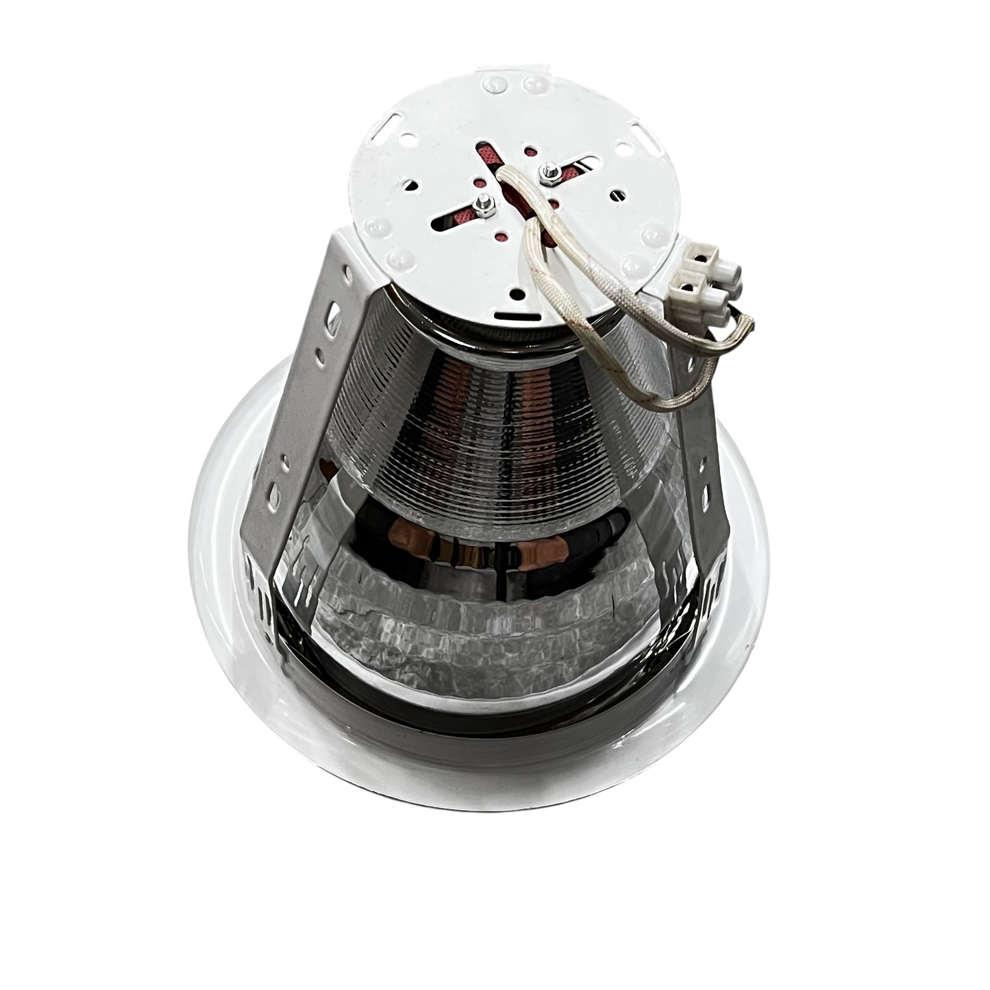 Biglite 6 inch pinlight fixture E27 with reflective housing and wiring for lighting installation