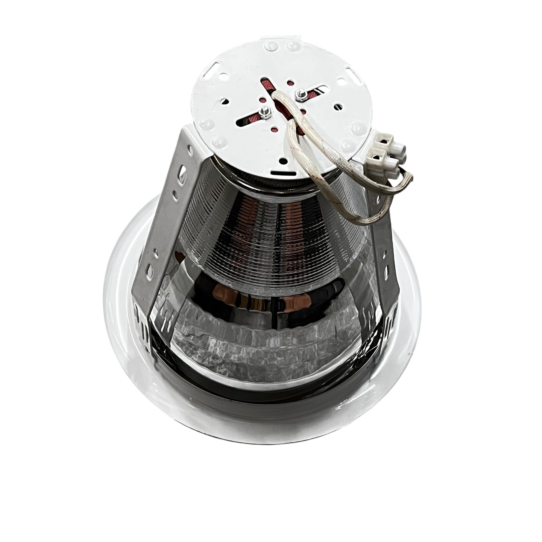 Biglite 6 inch pinlight fixture E27 with reflective housing and wiring for lighting installation