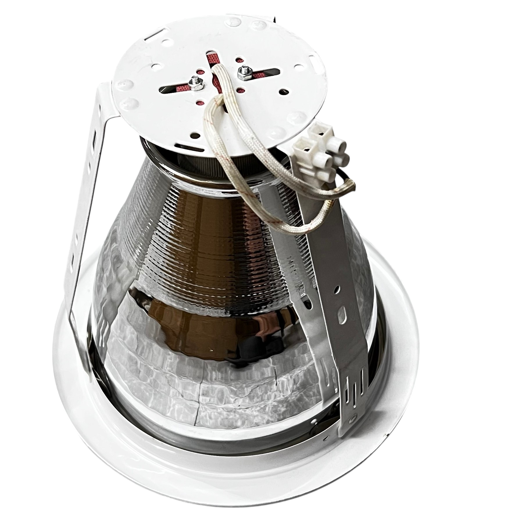 Biglite 6 inch pinlight fixture E27 metal and white lighting installation accessory