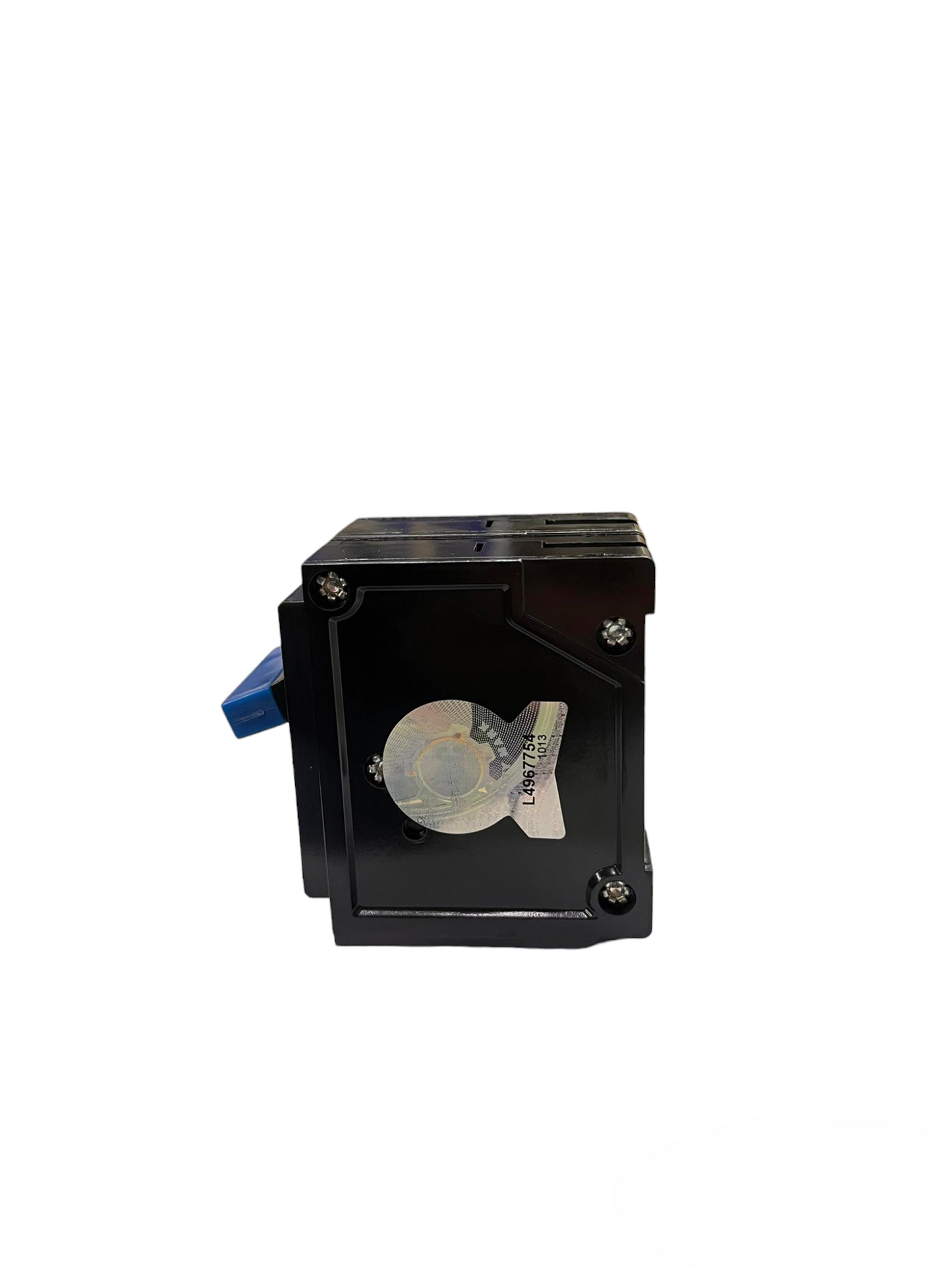 Taiyou 60A 2 Pole Circuit Breaker Plug-in with black casing and blue toggle switch