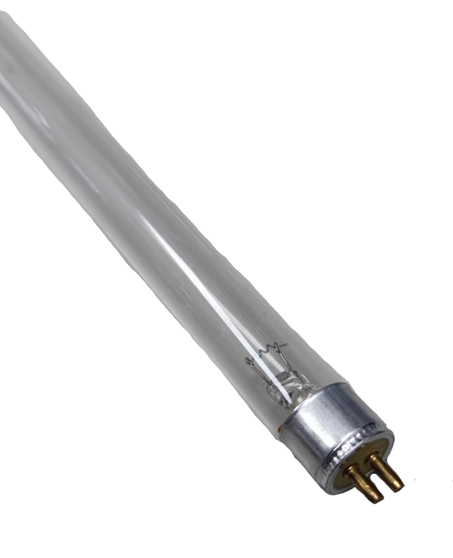 Denko 6W T5 germicidal UV-C tube fluorescent light with clear glass and two-pin base