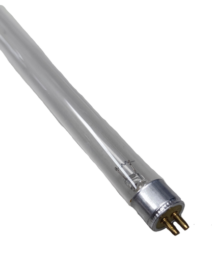 Denko 6W T5 germicidal UV-C tube fluorescent light with clear glass and two-pin base