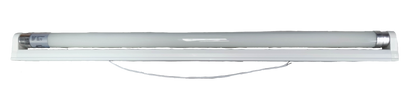 Ecolum 8W LED T8 fluorescent lamp with sleek white design for energy-efficient lighting