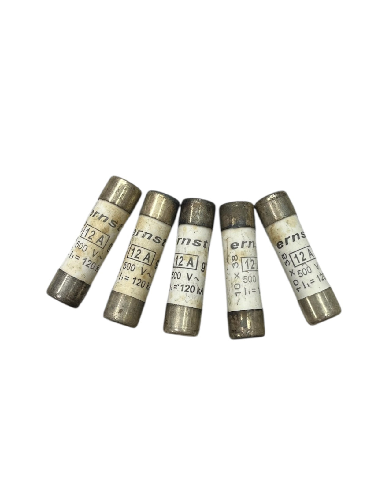 Ceramic Fuse 12A 500V 10x38mm electrical components from China for circuit protection