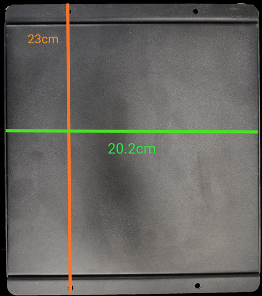 ZwitseRise black DC Solar Charge Controller with measurements 23cm height and 20.2cm width