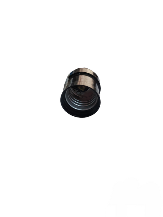 Taiyou E27 5A 220V Keyless Socket lighting installation accessory in black and silver