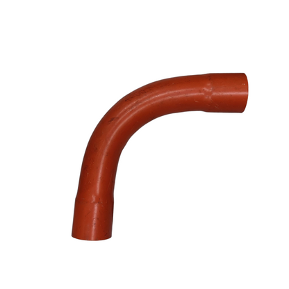 Atlanta Elbow for Electrical Wiring 75mm in red for pipe and tubing connections