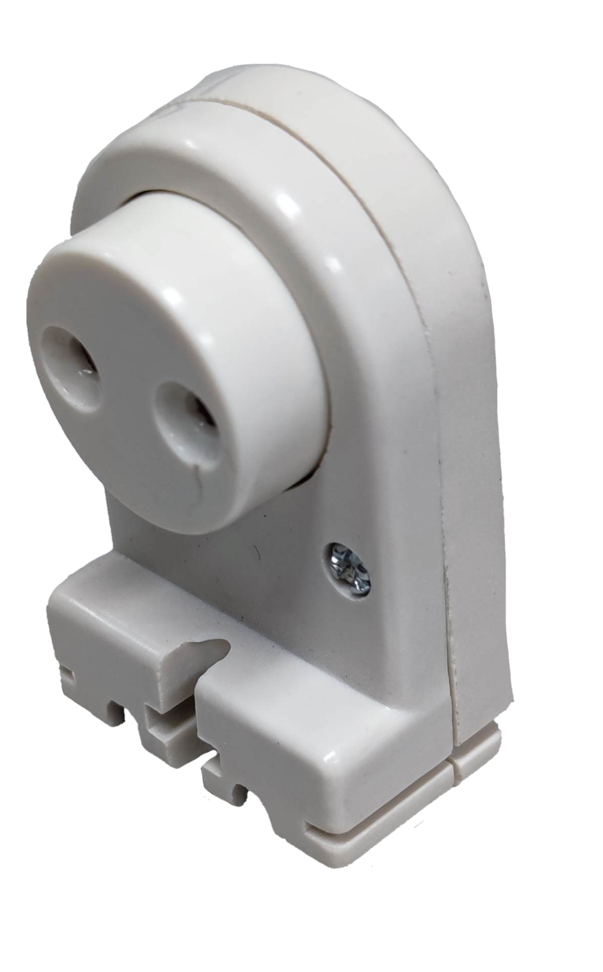 Kopez white fluorescent tube holder spring type for secure lighting installation accessories