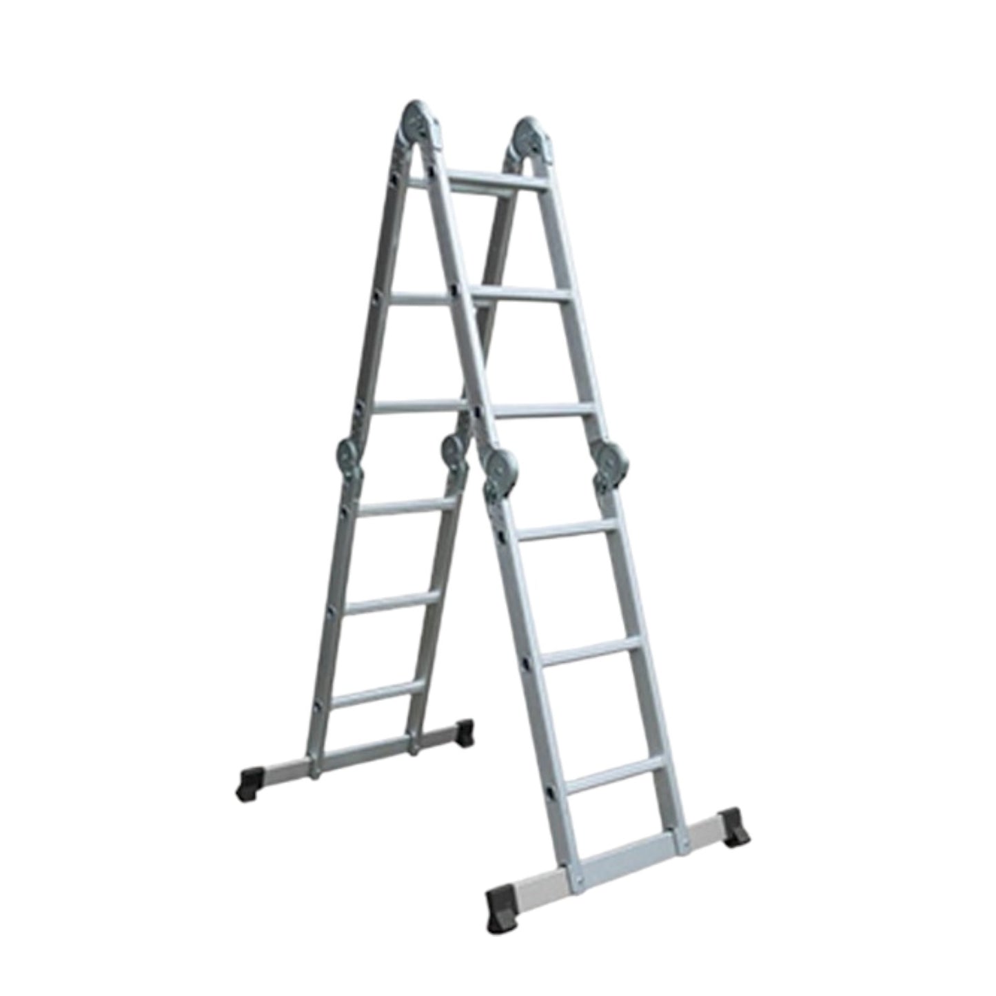 Butterfly foldable multi-purpose ladder 4x4 aluminum A frame ladder with anti slip feet for indoor and outdoor use