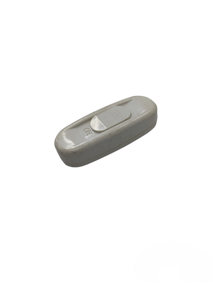 White Hanging Sliding Switch 2A 250V for Power Points and Electrical Control