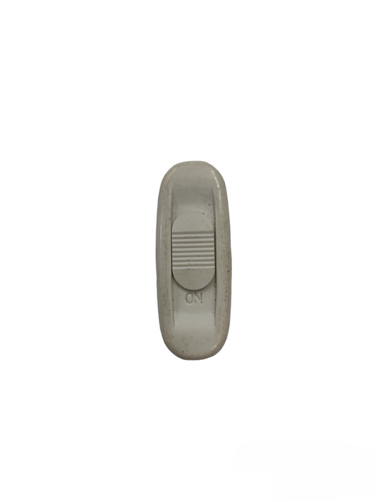 White hanging sliding switch 2A 250V with on off toggle for power points and plugs