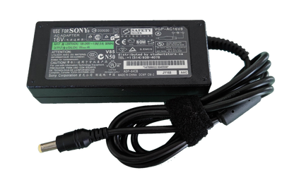 Sony laptop power supply AC adapter with 16V output and attached power cord