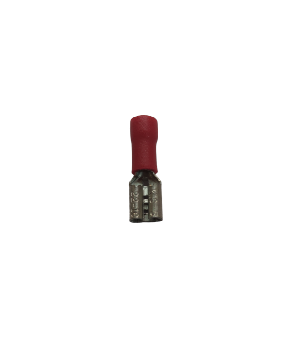 Lugs Male and Female 0.30mm to 1.25mm electrical connector with red insulation sleeve