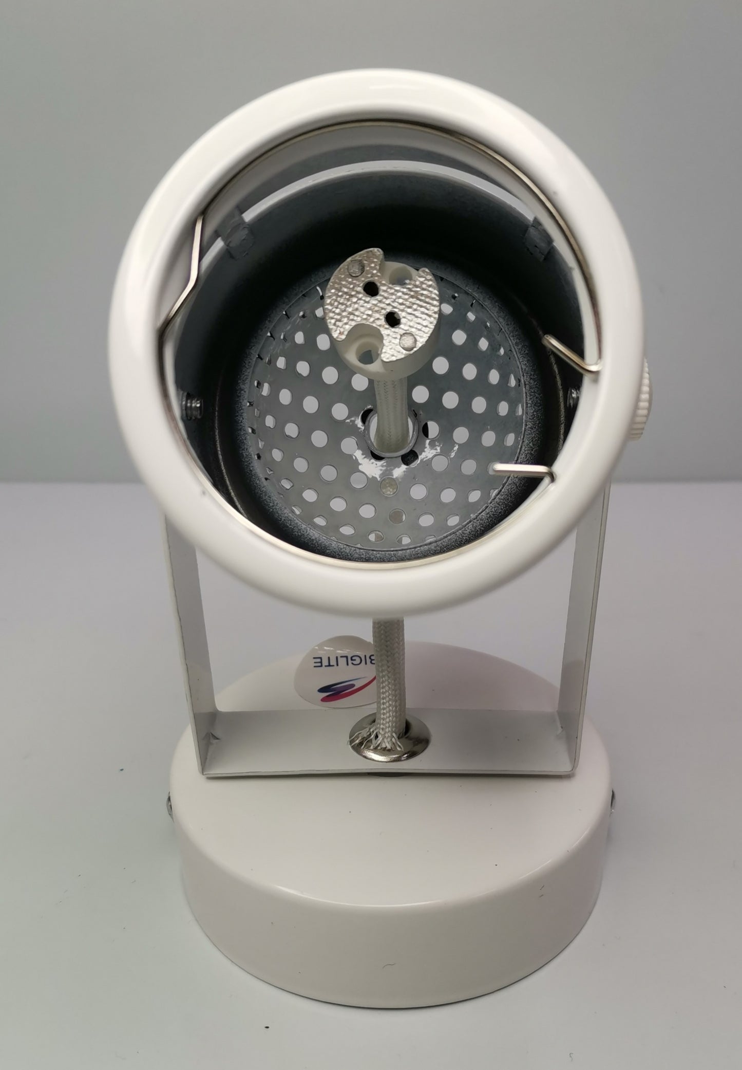 Biglite white ceiling light MR16 spotlight holder with adjustable mounting bracket