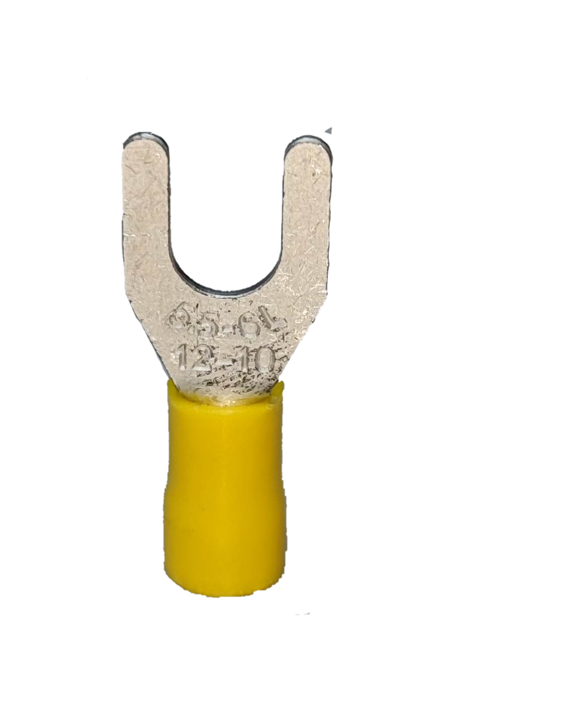 Terminal Lugs Y Type Yellow Insulation spade fork terminal with yellow insulated sleeve for 12 to 10 AWG wiring