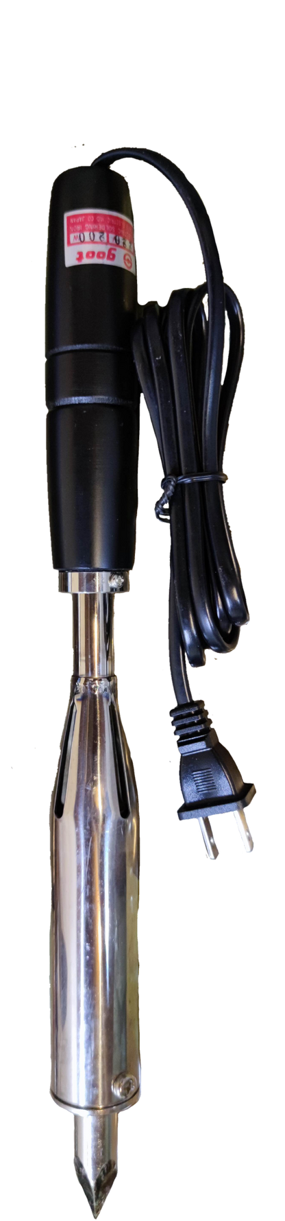 Goot 200W Soldering Iron 220V with black handle and attached power cord for electronics soldering