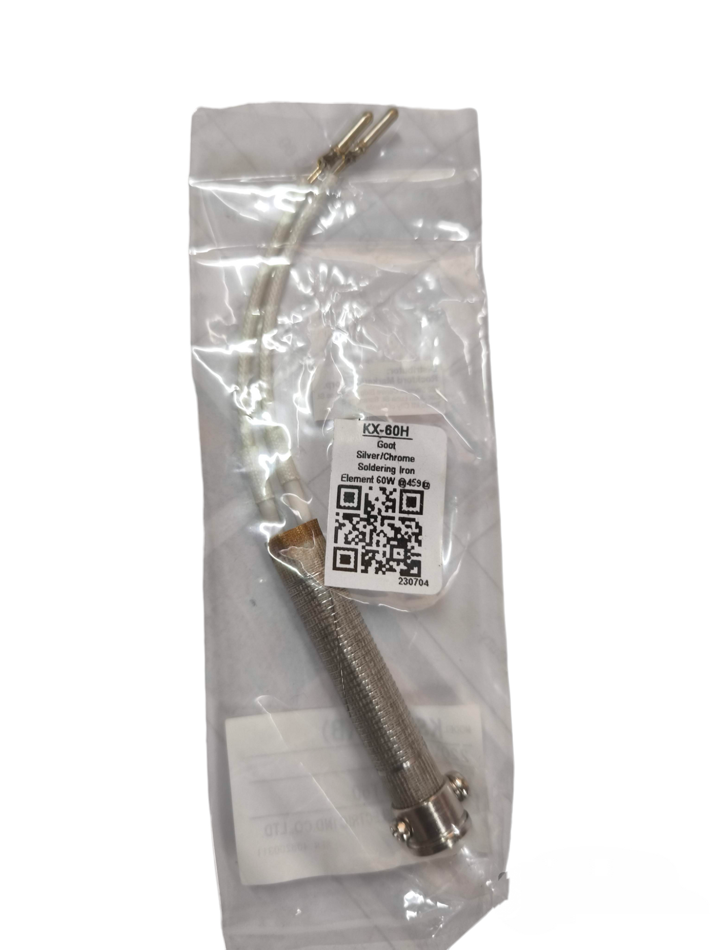Goot 60W soldering iron element packaged for easy installation and replacement in hand tools