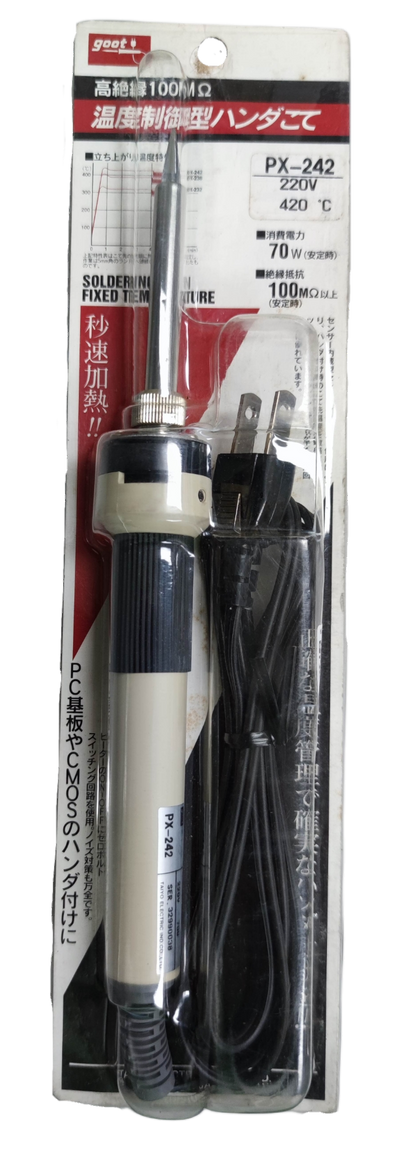 Goot 70W soldering iron 220V with a precision tip and ergonomic handle for easy use