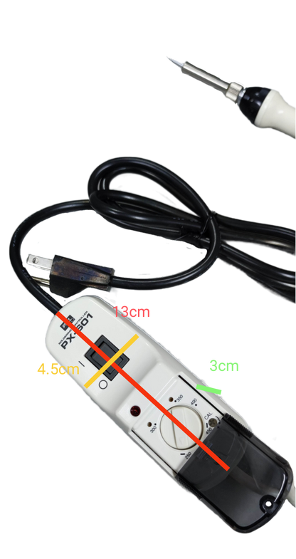 Goot hand tool with Temperature Control 250-450 Degrees featuring adjustable dial and soldering tip