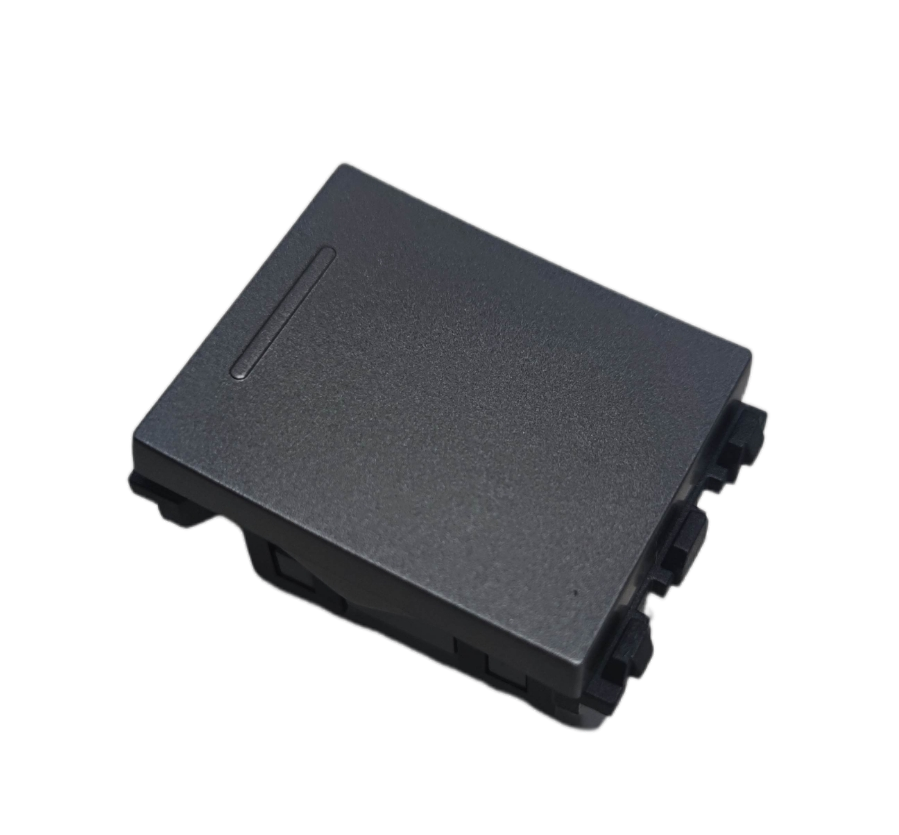 Omni graphite finish light switch 16A 250V 1 Way in sleek design for modern electrical installations