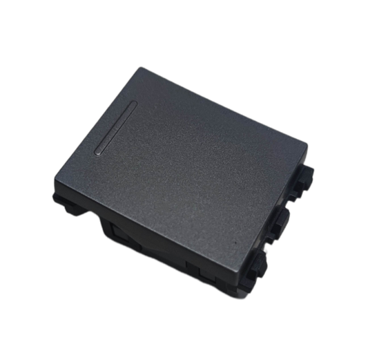 Omni graphite finish light switch 16A 250V 1 Way in sleek design for modern electrical installations