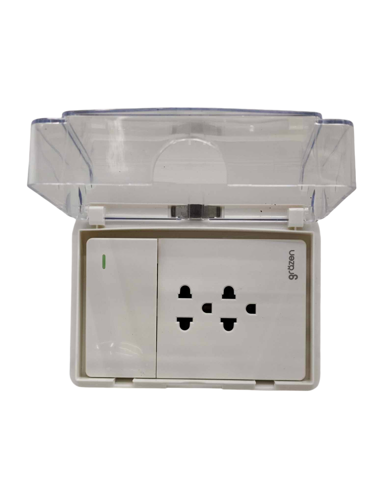 Grazen 16A 220V outdoor socket with protective cover for safe outdoor electrical access