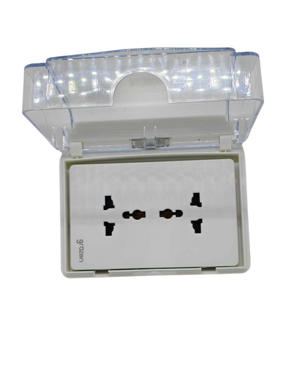 Grazen 16A 220V waterproof plate cover designed for outdoor electrical protection