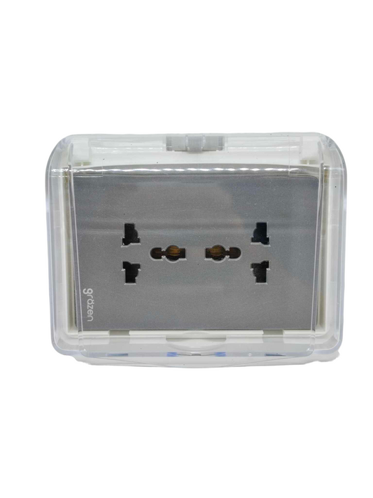 Grazen 16A 220V waterproof plate cover for outdoor electrical safety and protection