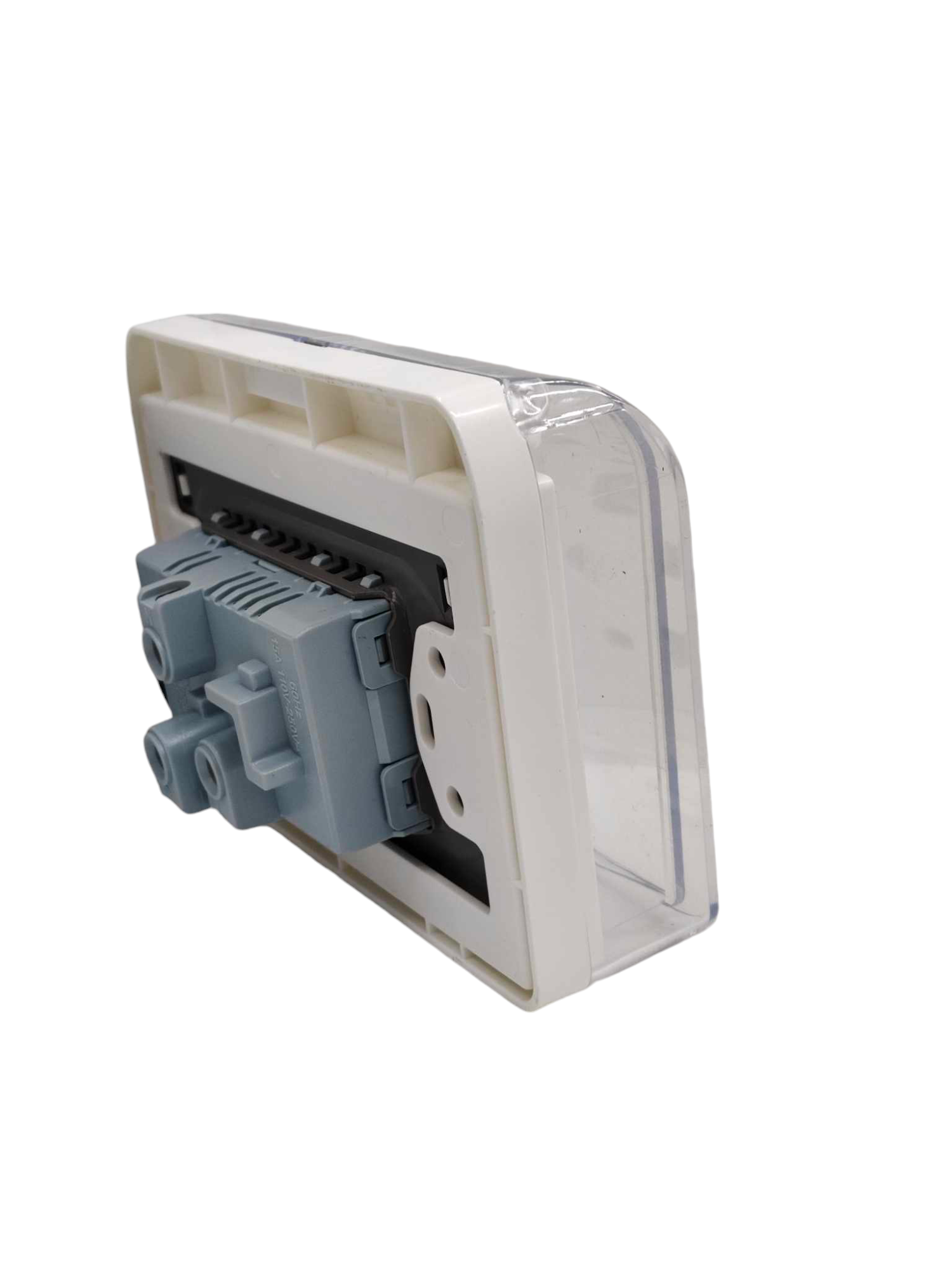 Grazen duplex plate cover 220V in sleek design for electrical outlets and switches