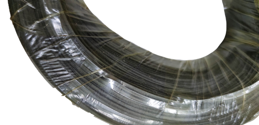 Coiled China Tie Wire 500 Grams packaged in clear plastic wrap for tarps and tie-downs