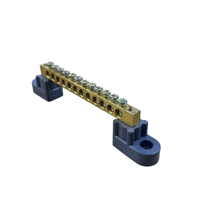 Grippes grounding bus bar 12 hole for effective electrical grounding in circuitry applications