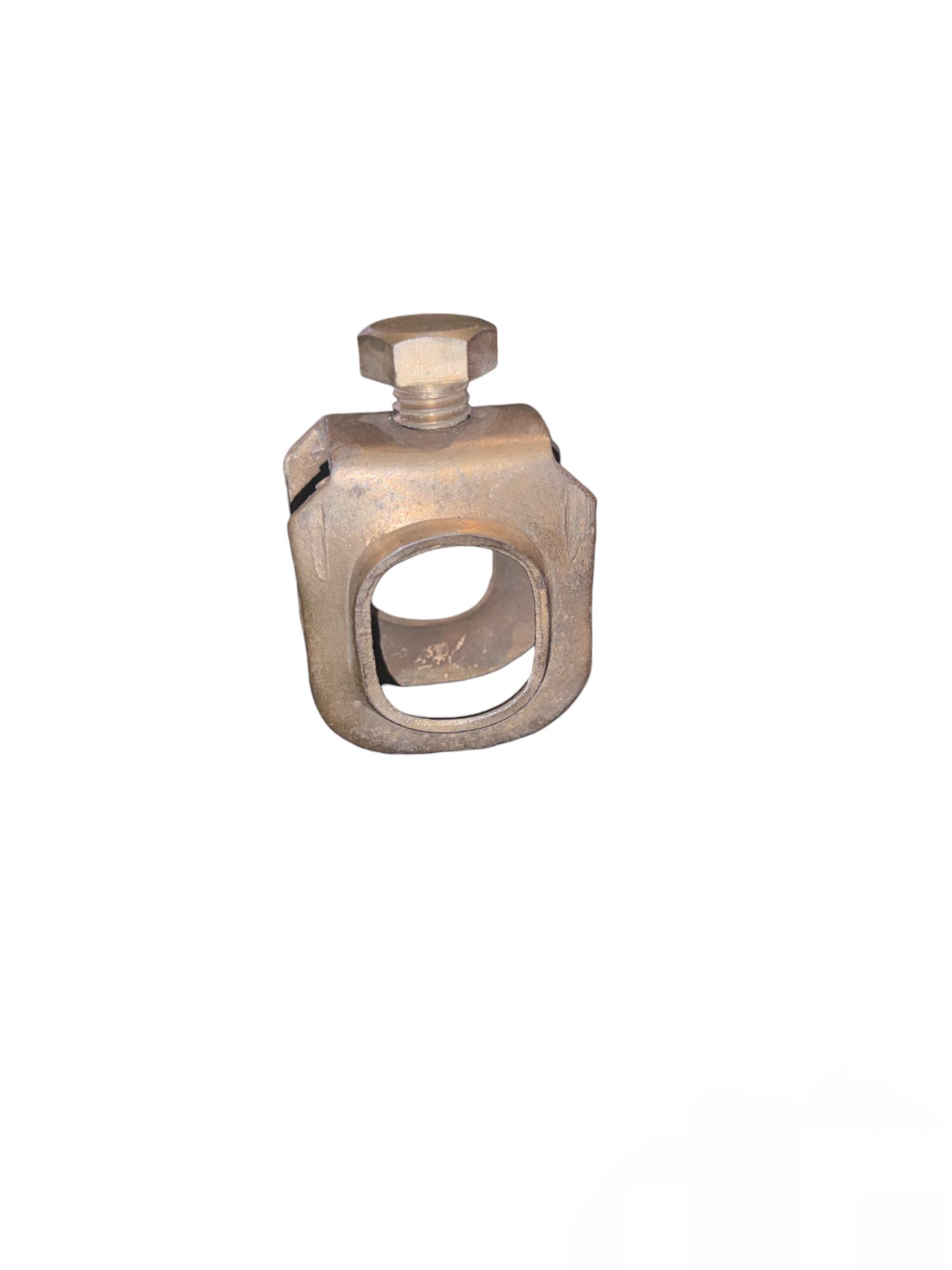 Grounding Rod Clamp 1 Inch made of durable metal for secure connections in electrical installations