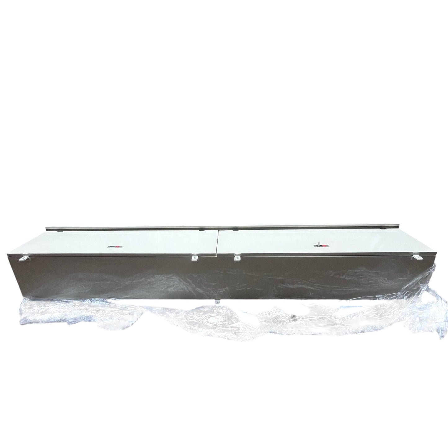 Local panel board for construction featuring Gutter 2400mm x 350mm x 300mm size in black finish