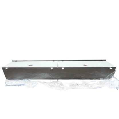 Local panel board for construction featuring Gutter 2400mm x 350mm x 300mm size in black finish