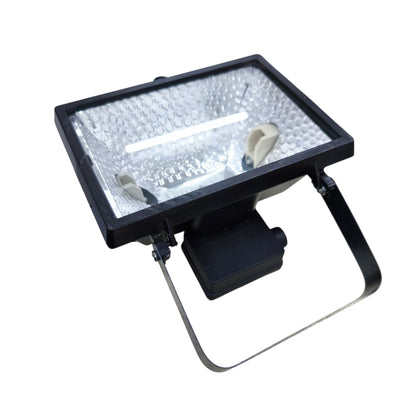 Halogen flood light fixture 500w 220V with a sturdy frame for outdoor lighting applications