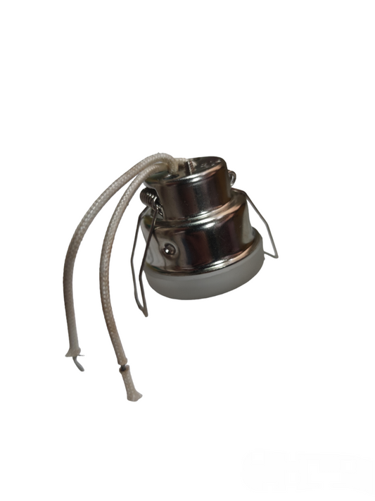 China made Halogen Gu 5.3 Socket Fixture with metal body and attached wires for lighting installation