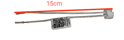 Halogen Pin Type Socket GY5.3 Round 100W with wires and white connector for lighting installation