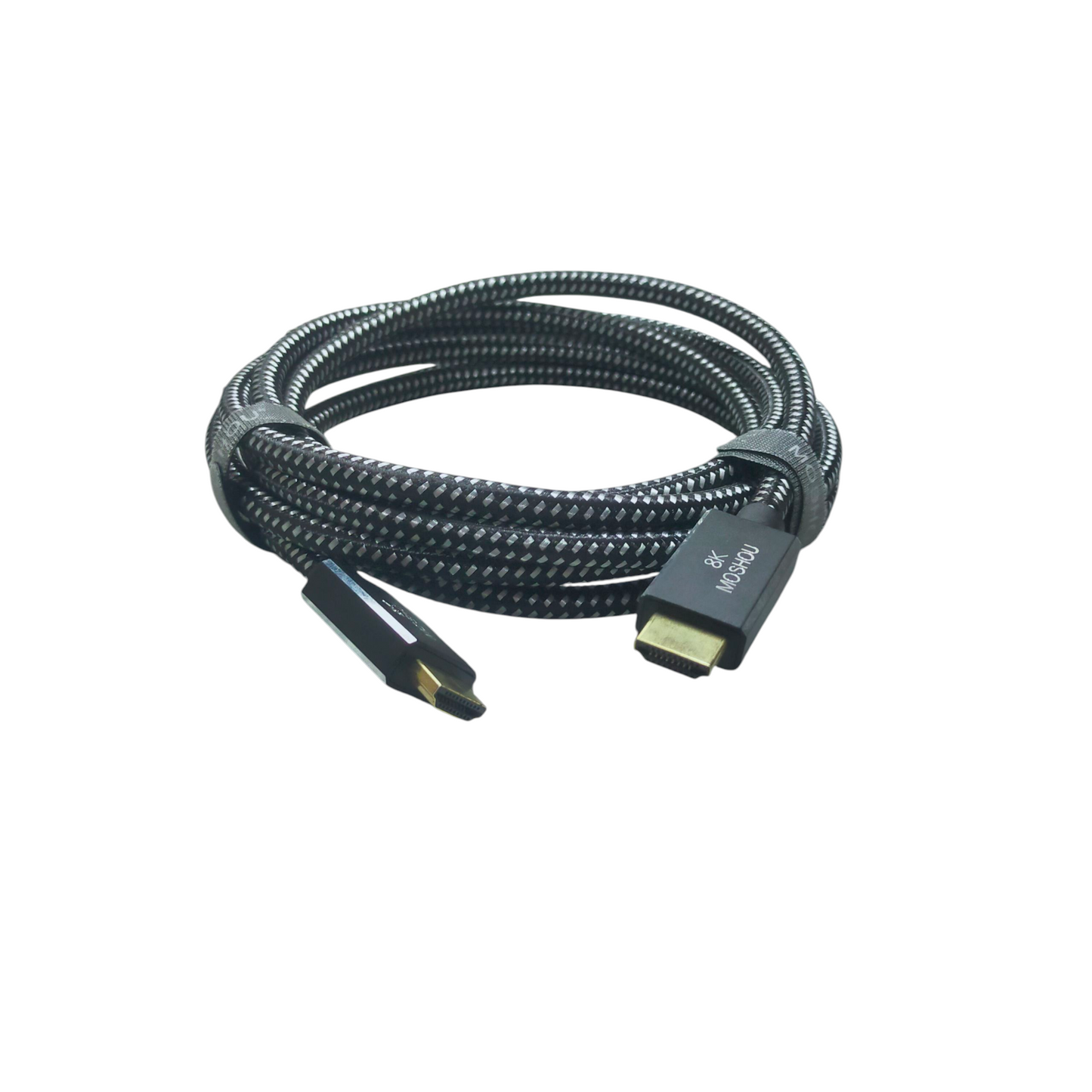 Durable HDMI grippes cable with protective nylon braid for high-quality video and audio transmission